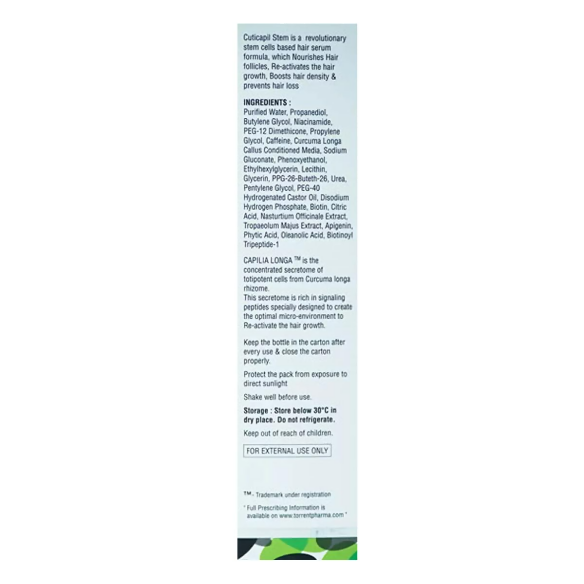 Cuticapil Stem Intensive Hair Serum | Grocsy