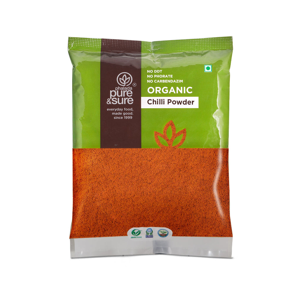 Pure & Sure Organic Chilly Powder | Grocsy