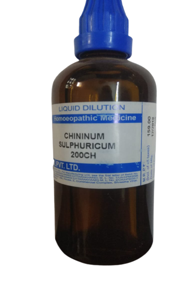 SBL Homeopathy Chininum Sulphuricum Dilution | Grocsy