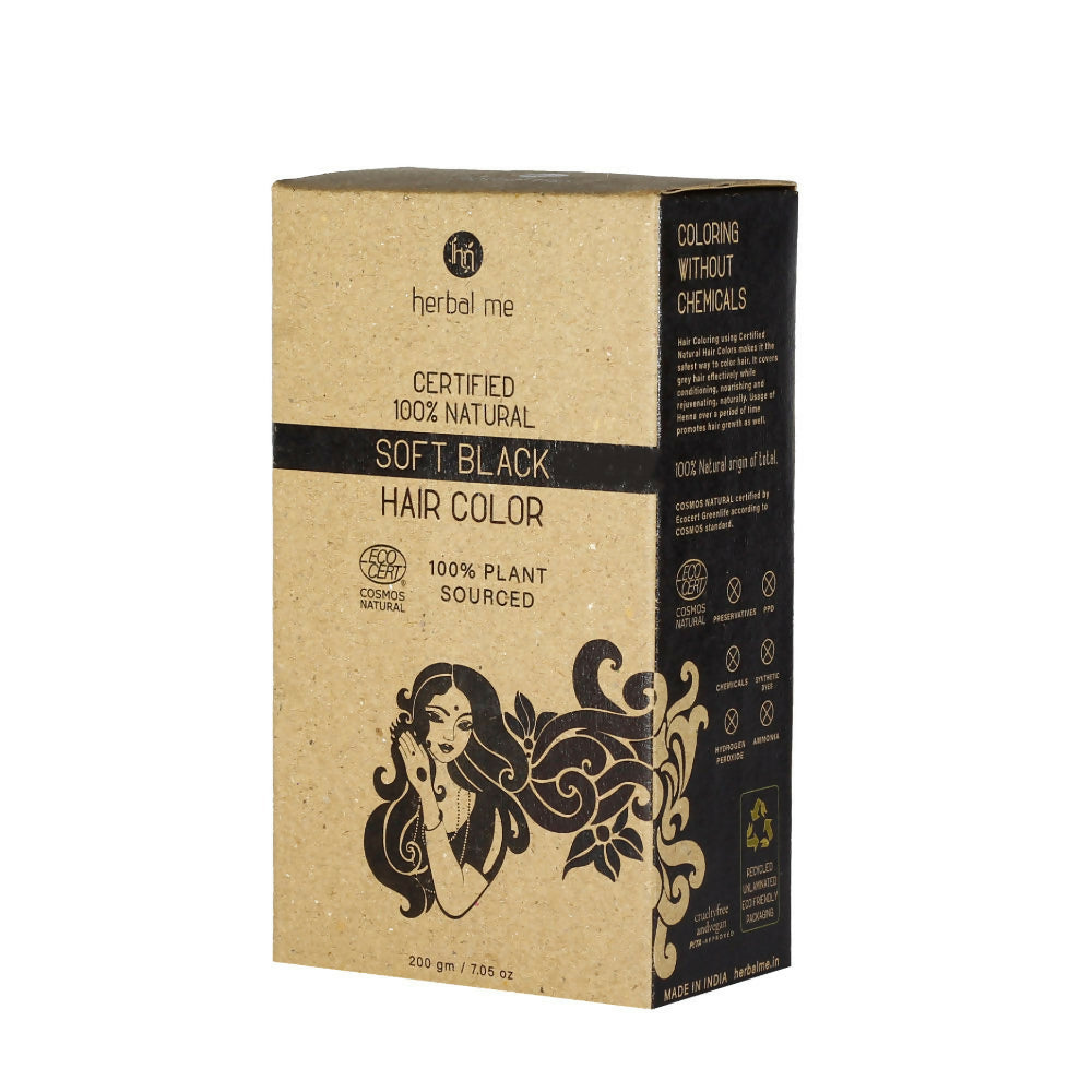 Herbal Me Soft Black Natural Hair Color | Grocsy