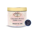 Confect Chocolate Brown | Edible Lace | Grocsy