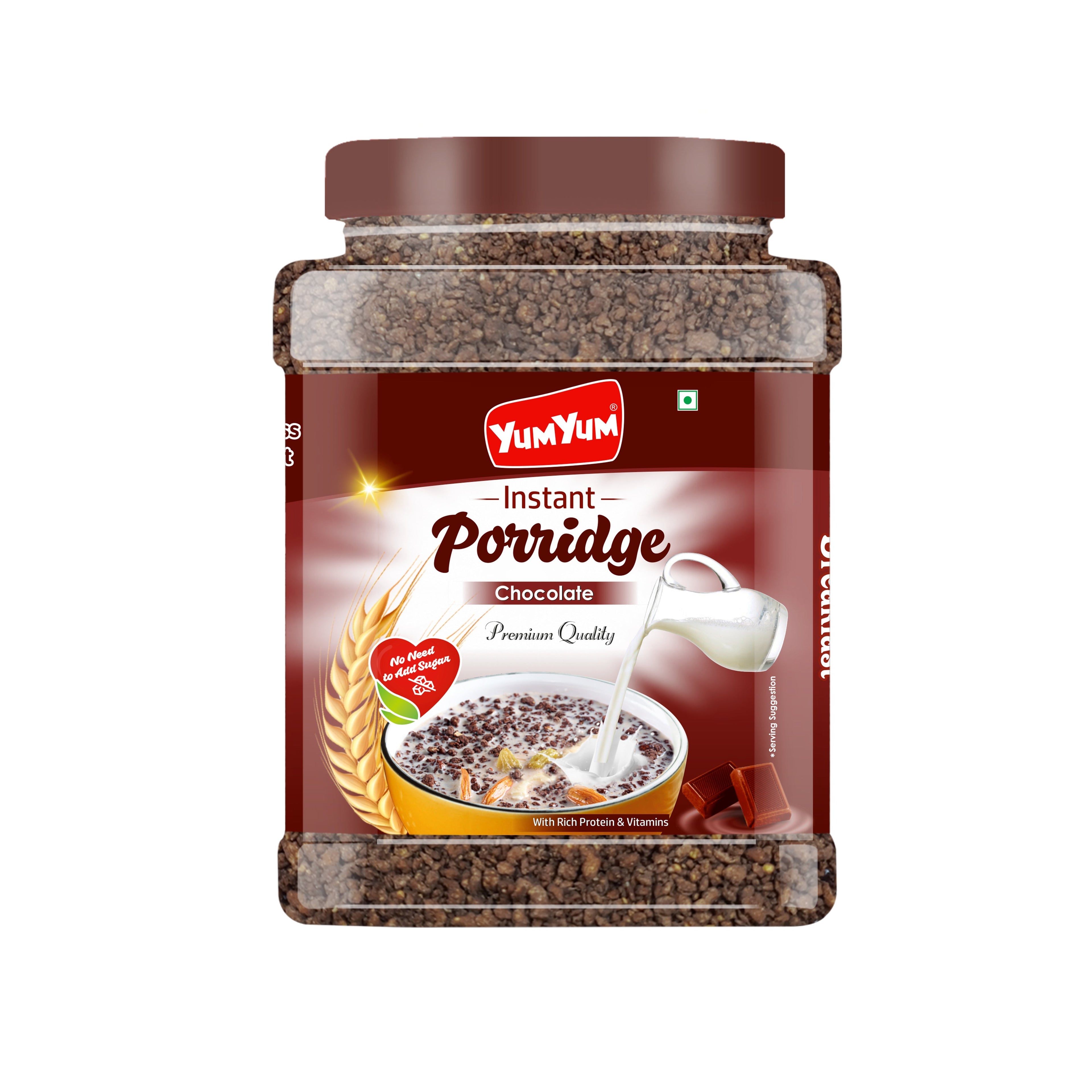 Yum Yum Instant Chocolate Porridge Jar | Grocsy