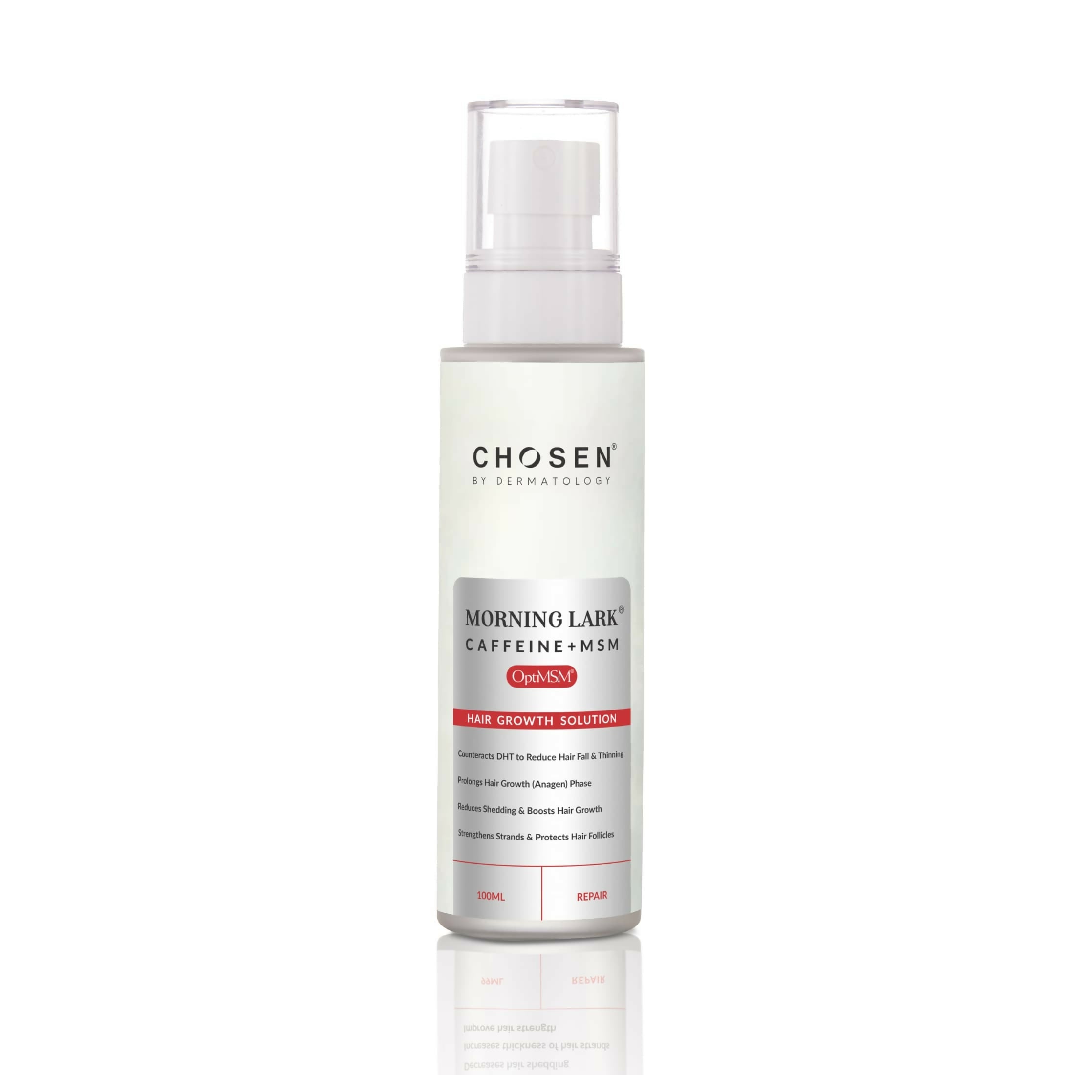 Chosen Morning Lark Caffeine + OptiMSM Hair Growth Serum | Grocsy
