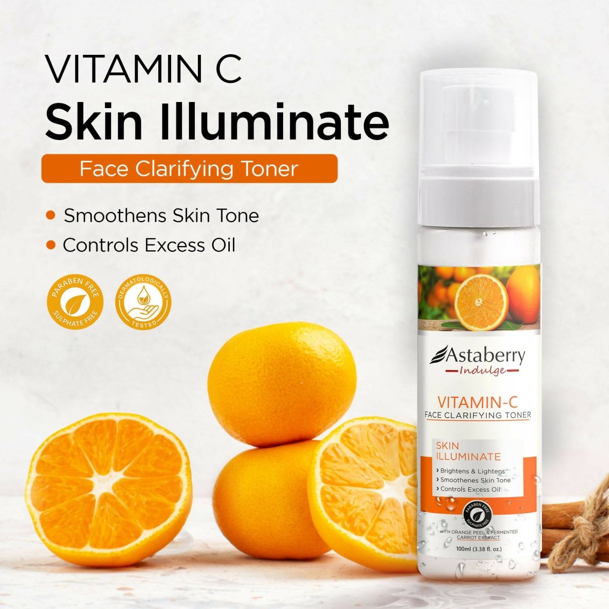 Astaberry Indulge Vitamin C Facial Toner | Grocsy