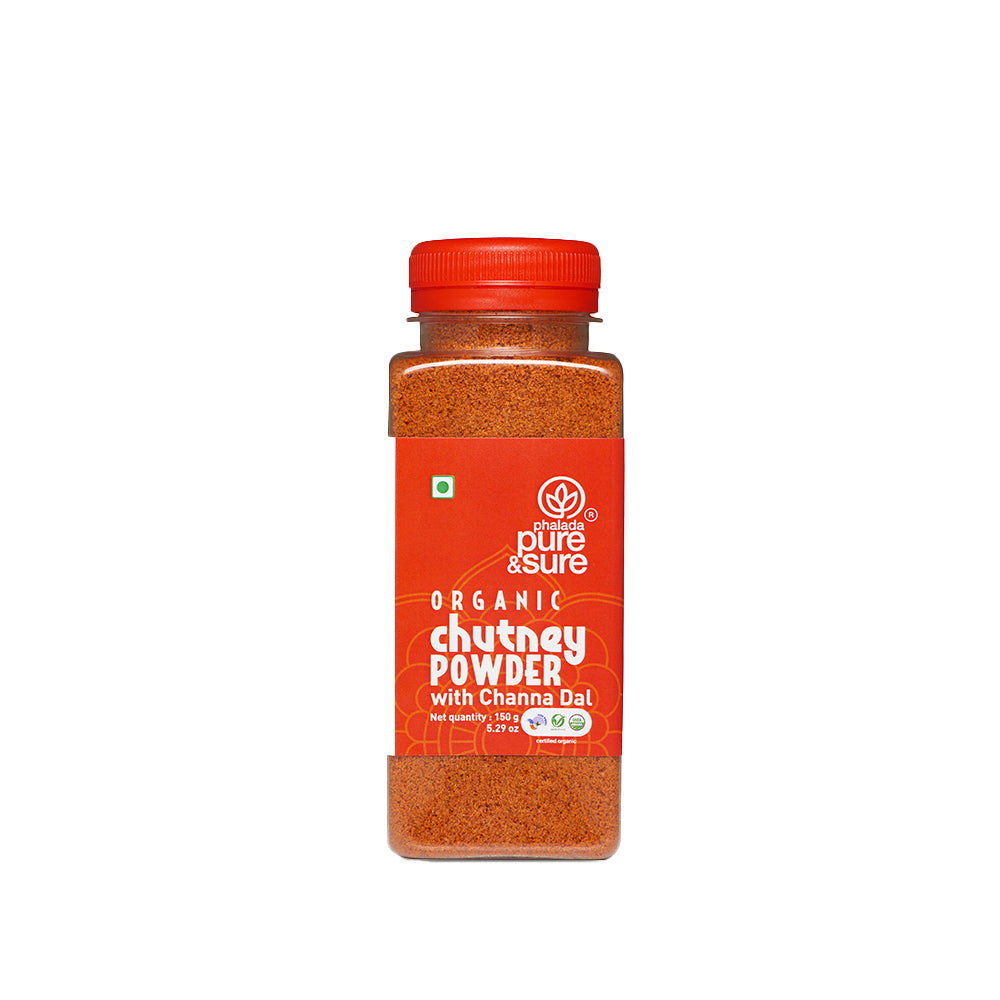 Pure & Sure Organic Chutney Powder - Channa dal | Grocsy