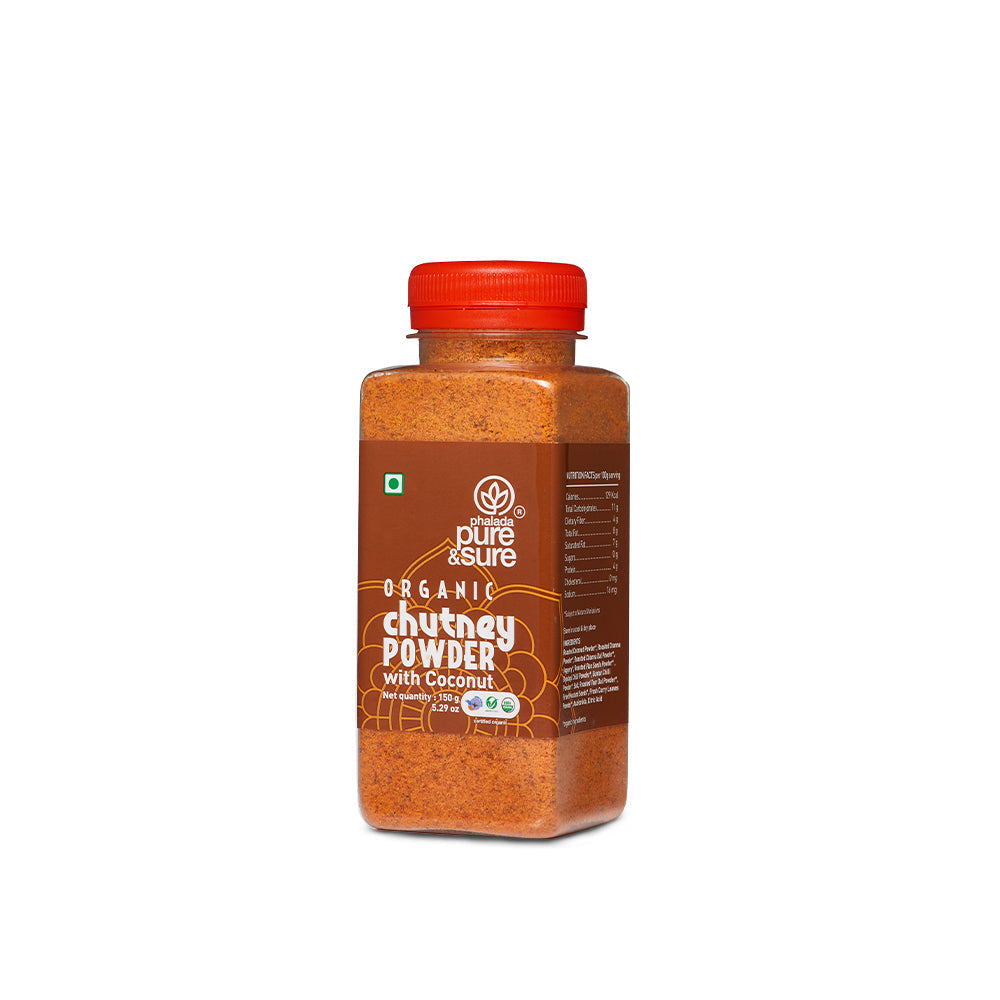 Pure & Sure Organic Chutney Powder - Coconut | Grocsy