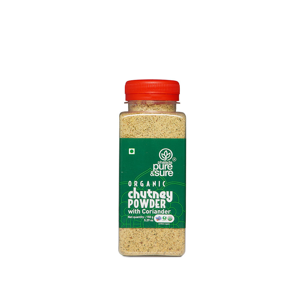 Pure & Sure Organic Chutney Powder - Coriander | Grocsy
