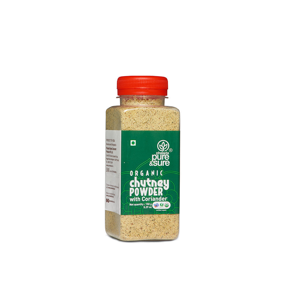 Pure & Sure Organic Chutney Powder - Coriander | Grocsy