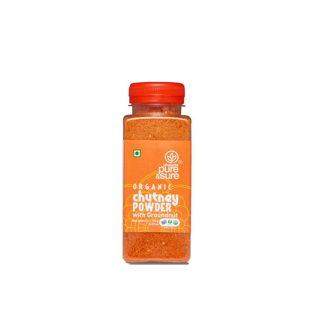 Pure & Sure Organic Chutney Powder - Groundnut | Grocsy