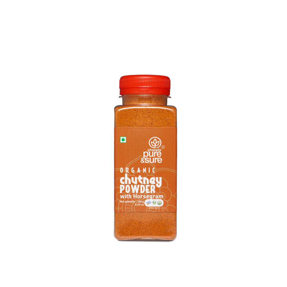 Pure & Sure Organic Chutney Powder - Horse gram | Grocsy