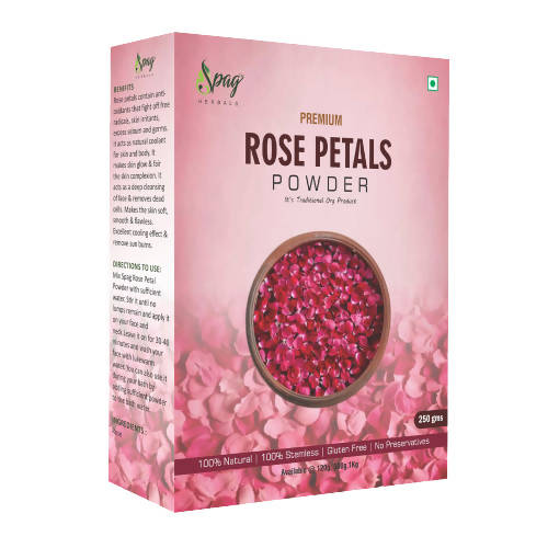 Spag Herbals Premium Rose Petals Powder | Grocsy