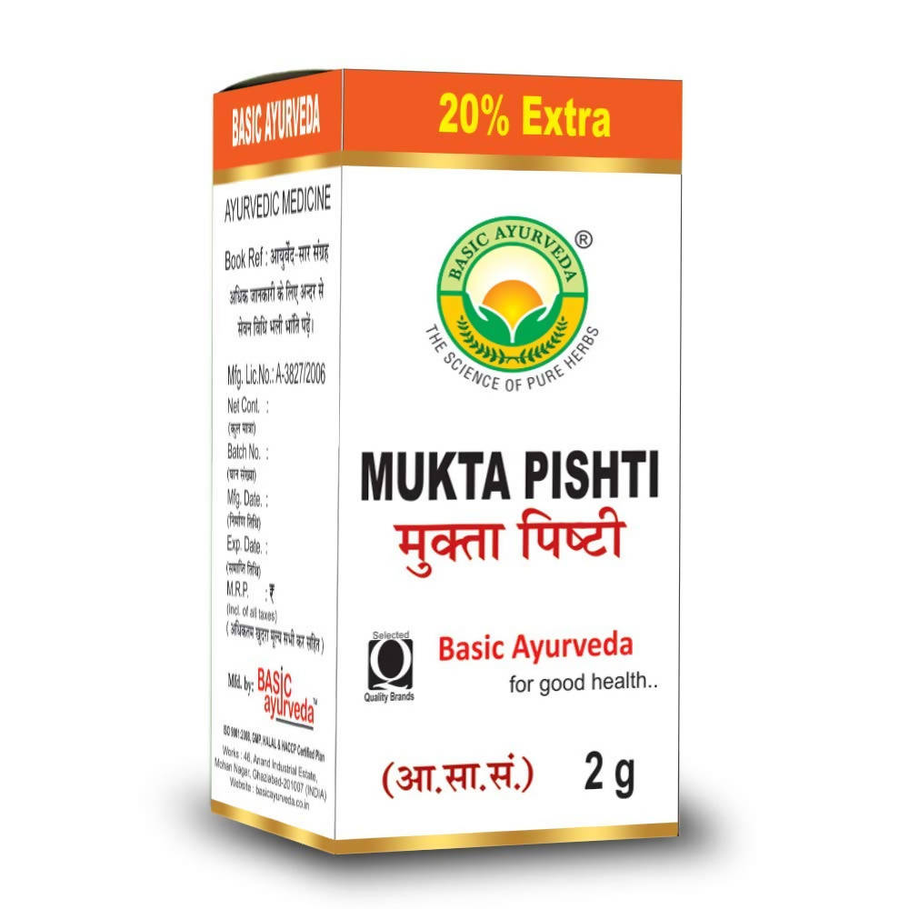 Basic Ayurveda Mukta Pishti | Grocsy