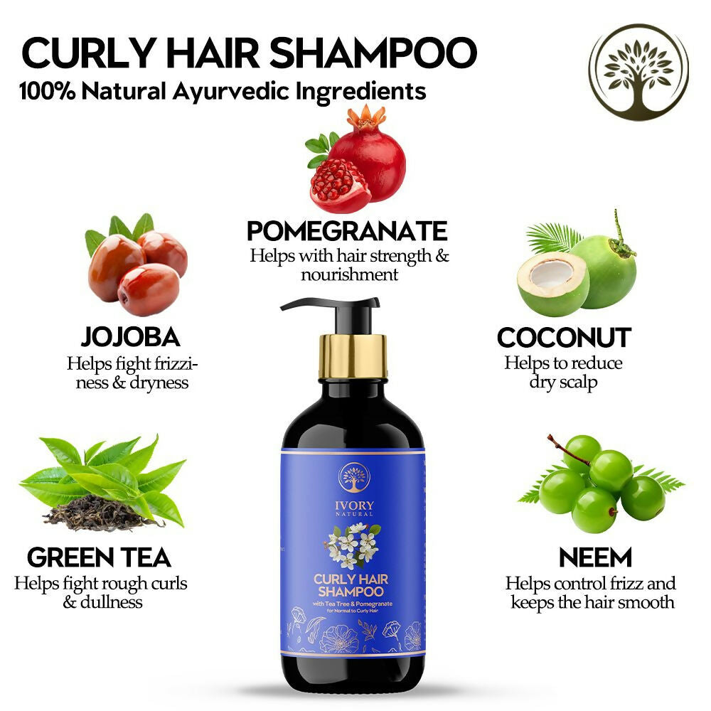 Ivory Natural Curly Hair Shampoo For Smooth, Well-Defined Curls | Grocsy