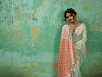 Shree Shyam Fashion Rama Green Linen Cotton Saree | Grocsy