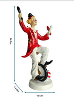 Sun Mun Decors Juggling Circus Clown Figurine | Grocsy