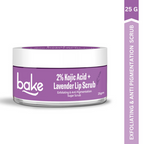 Bake 2% Kojic Acid Lavender Lip Scrub For Dark Lips & Pigmentation | Grocsy
