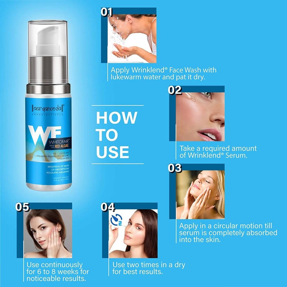 Aaryanveda Whitofair Serum With Red Algae | Grocsy