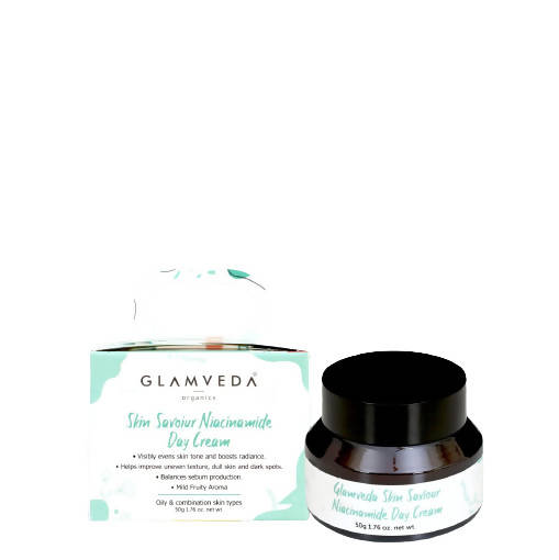 Glamveda Skin Saviour Niacinamide Hydrating Day Cream | Grocsy