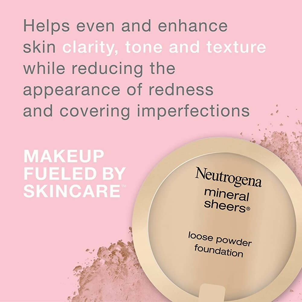 Neutrogena Mineral Sheers Loose Powder Foundation, Natural Beige 60 | Grocsy