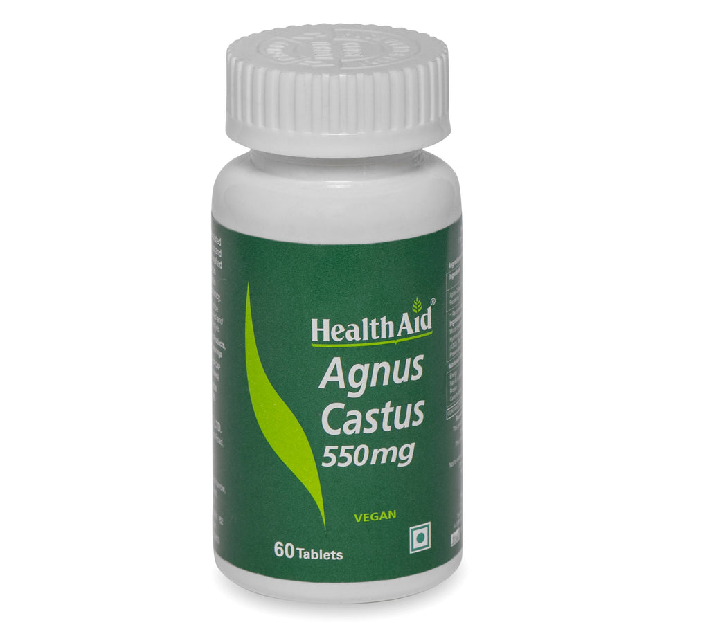 HealthAid Agnus Castus 550 mg Tablets | Grocsy
