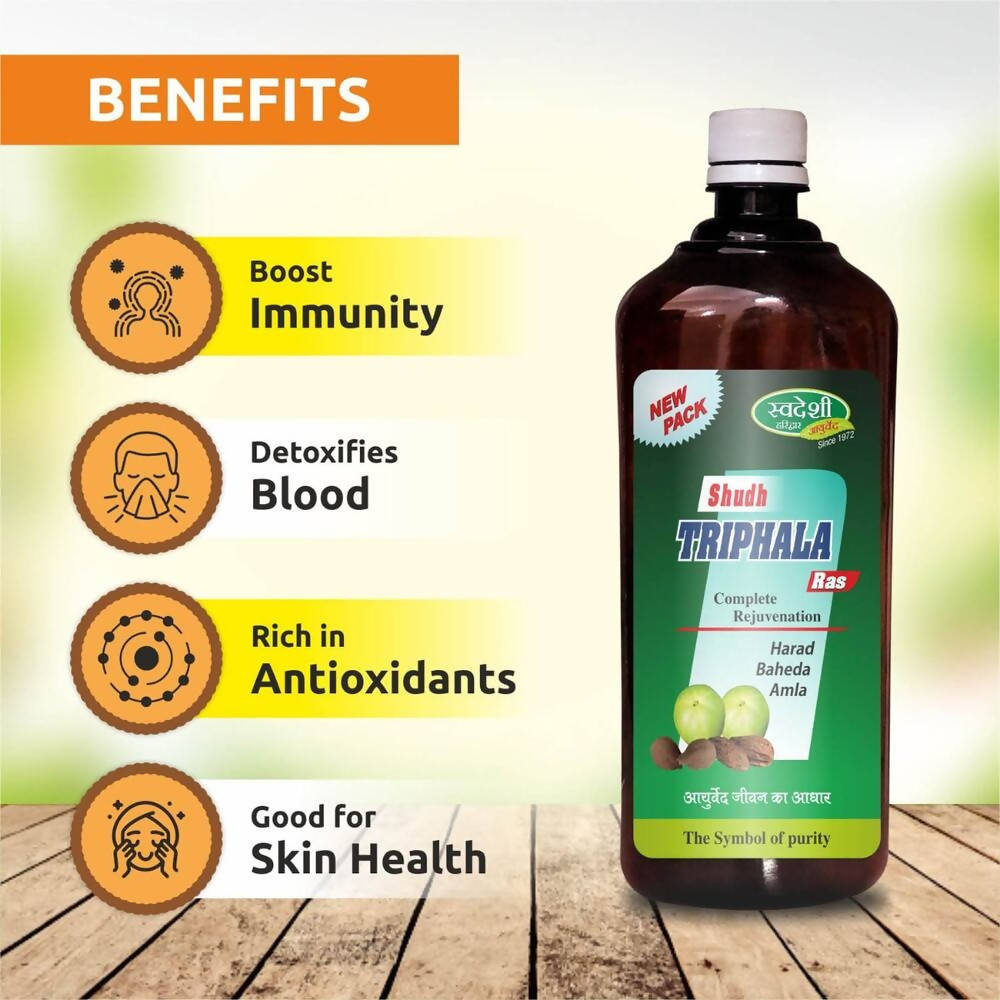Swadeshi Shudh Triphala Ras Juice | Grocsy