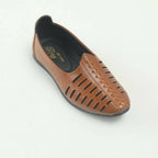 Tiny Bugs Boys Party & Ethnic Wear Mojari - Tan | Grocsy