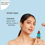 Pilgrim Korean Vitamin C Night Serum for glowing skin with Hyaluronic acid & White Lotus | Grocsy