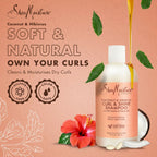Shea Moisture Coconut & Hibiscus Curl & Shine Shampoo | Grocsy