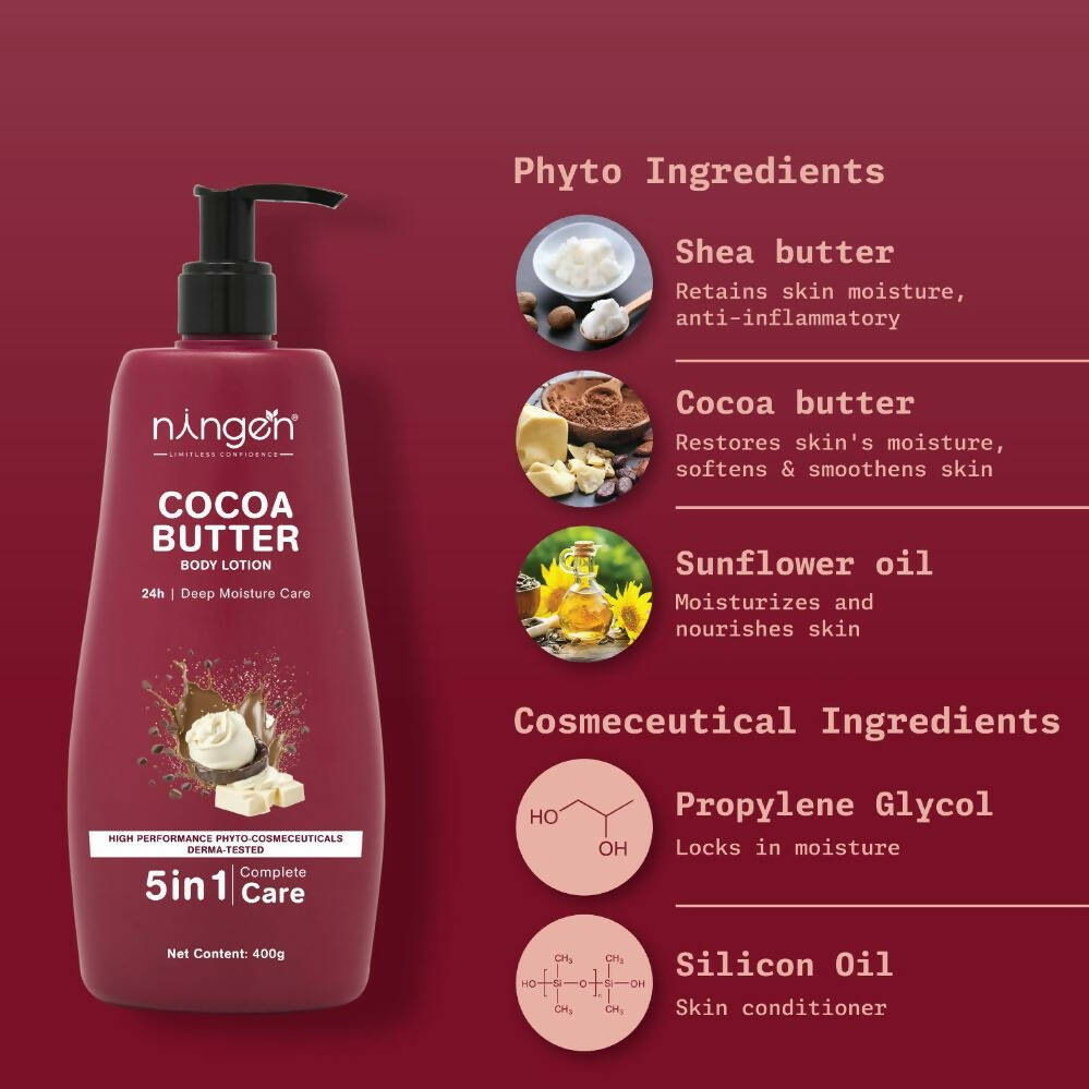 Ningen Cocoa Butter Body Lotion | Grocsy