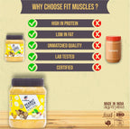 Fit Muscles Natural Peanut Butter Creamy Smooth | Grocsy