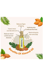 Shuddh Natural Almond Oil Sweet Cold Pressed Baby Massage Oil - Swadesiicart