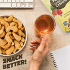 Farmley Roasted & Salted Cashews 200 g & Roasted Almonds 200 g | Grocsy
