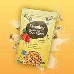 Farmley Roasted & Salted Cashews 200 g & Roasted Almonds 200 g | Grocsy