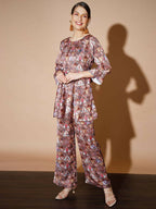 Myshka Women Multi Printed Co-Ords | Grocsy