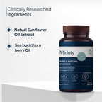 Miduty by Palak Notes Pure & Natural Vitamin E Sea Buckthorn Berry Softgels | Grocsy