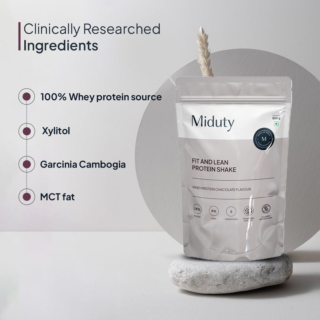 Miduty by Palak Notes Fit & Lean Protein Shake | Grocsy