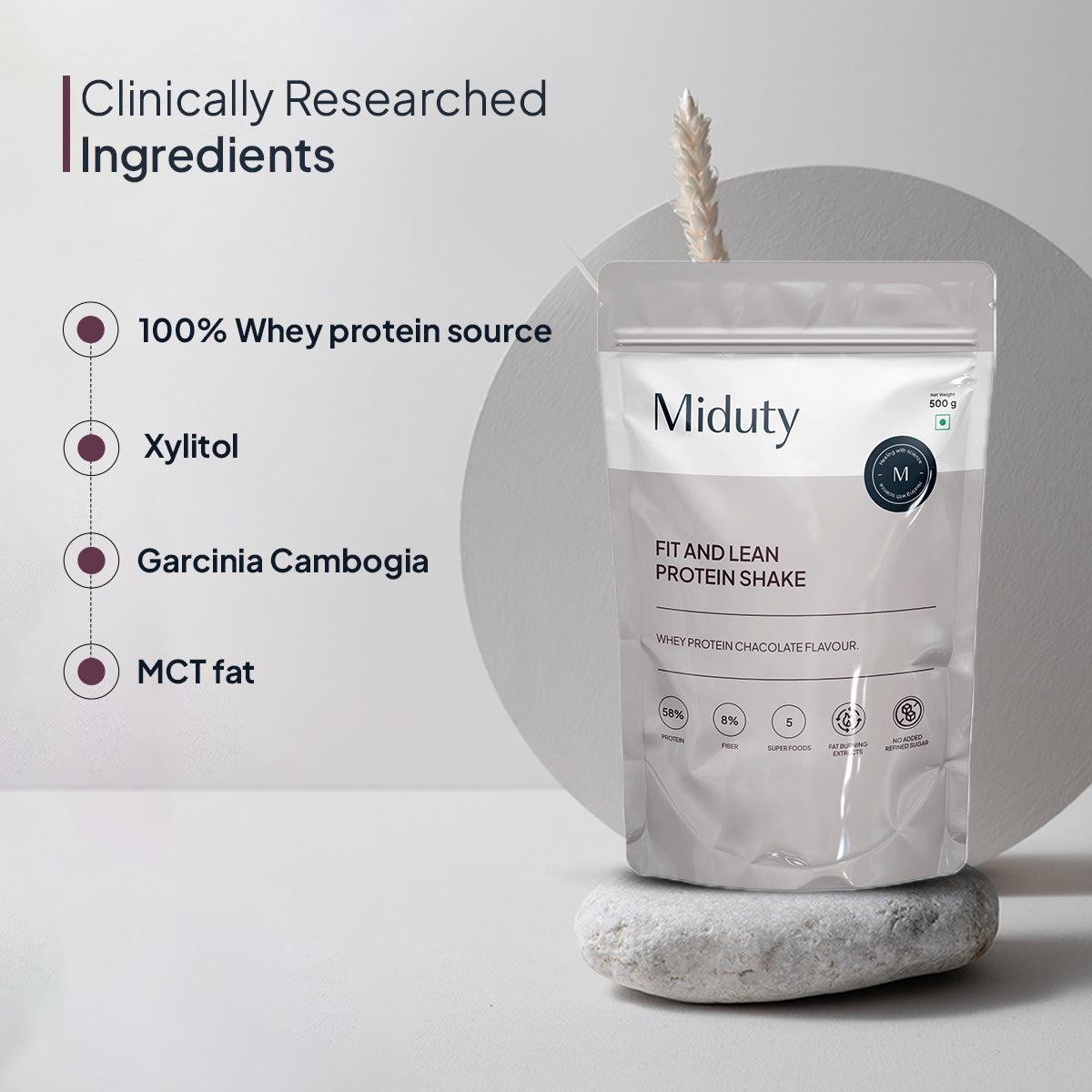 Miduty by Palak Notes Fit & Lean Protein Shake | Grocsy