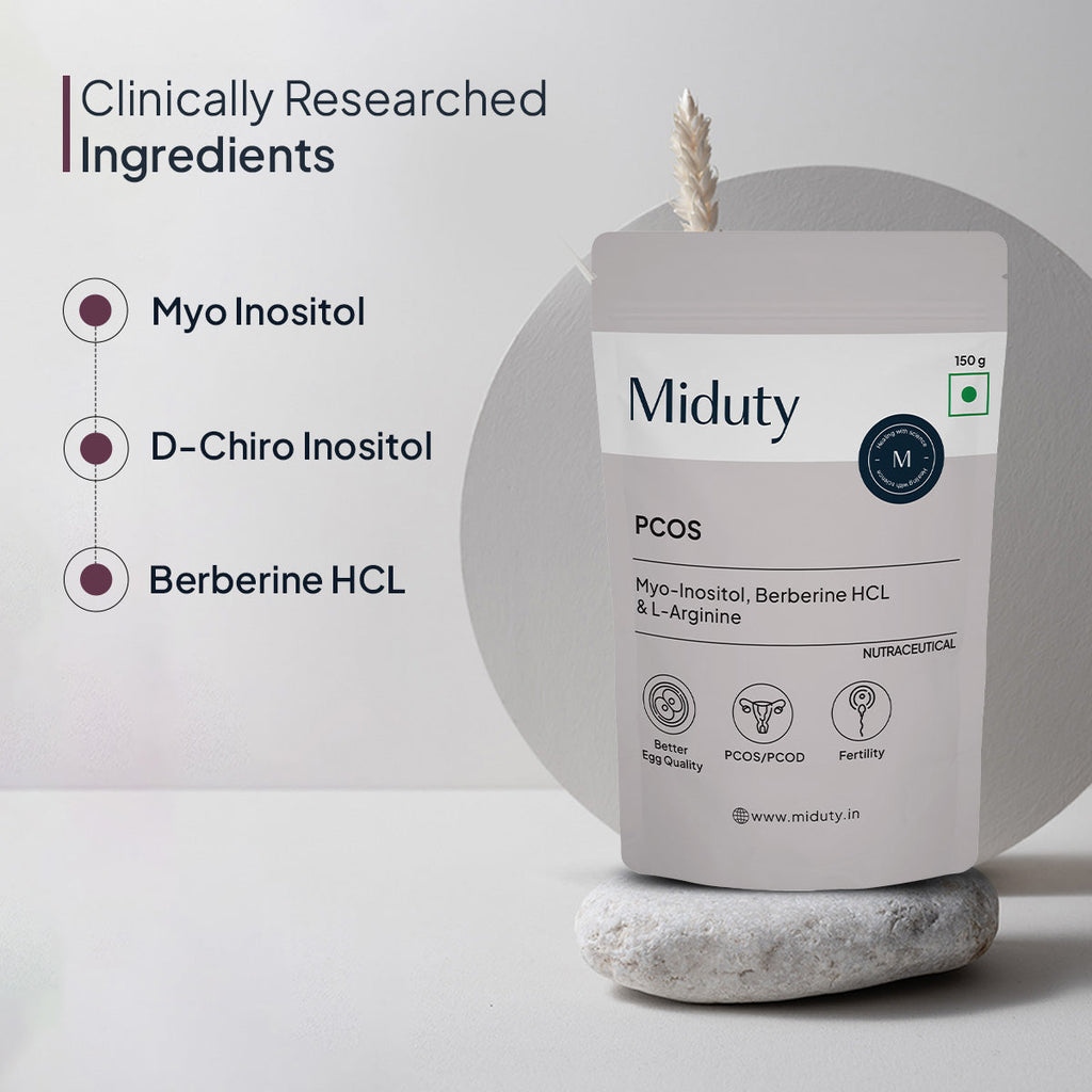 Miduty by Palak Notes PCOS Periods Fertility Powder | Grocsy
