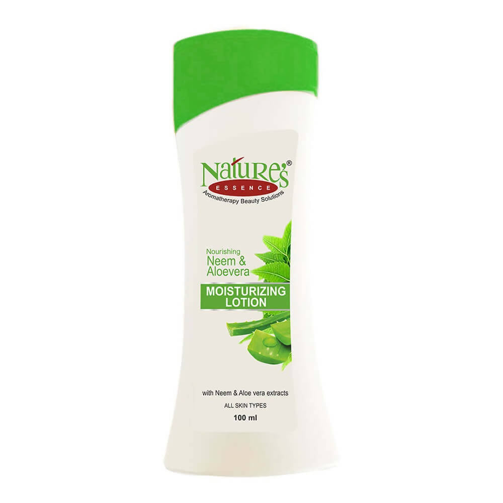 Nature's Essence Neem & Aloevera Moisturizing Lotion | Grocsy