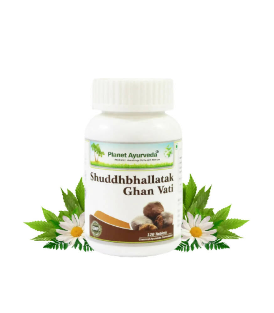Planet Ayurveda Shuddhbhallatak Ghan Vati | Grocsy