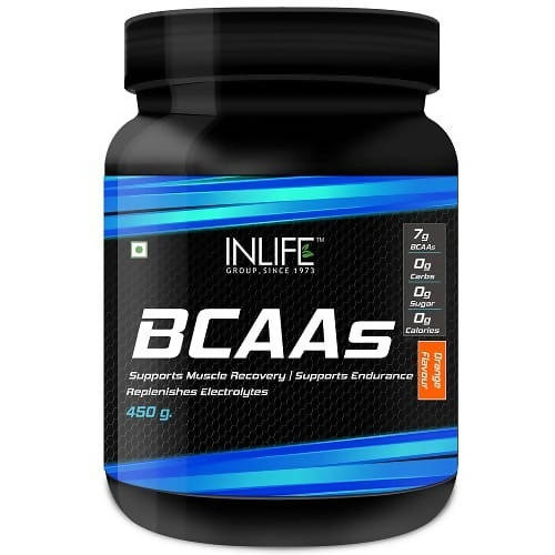Inlife BCAAs Powder Orange Flavour | Grocsy