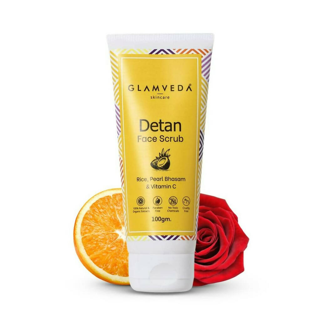 Glamveda Detan Face & Body Scrub | Grocsy