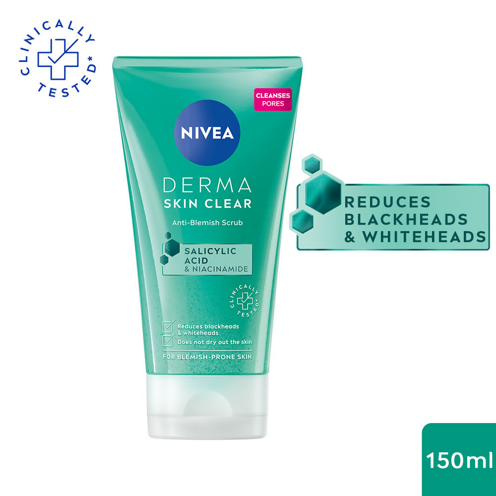 Nivea Derma Skin Clear Anti-Blemish Scrub | Grocsy