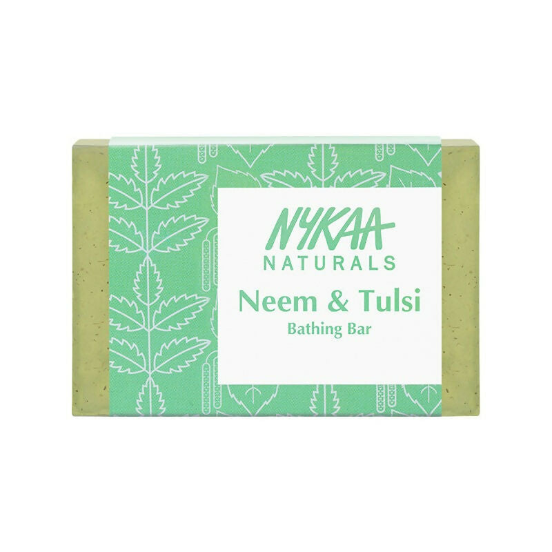 Nykaa Naturals Neem & Tulsi Purifying Bathing Soap | Grocsy