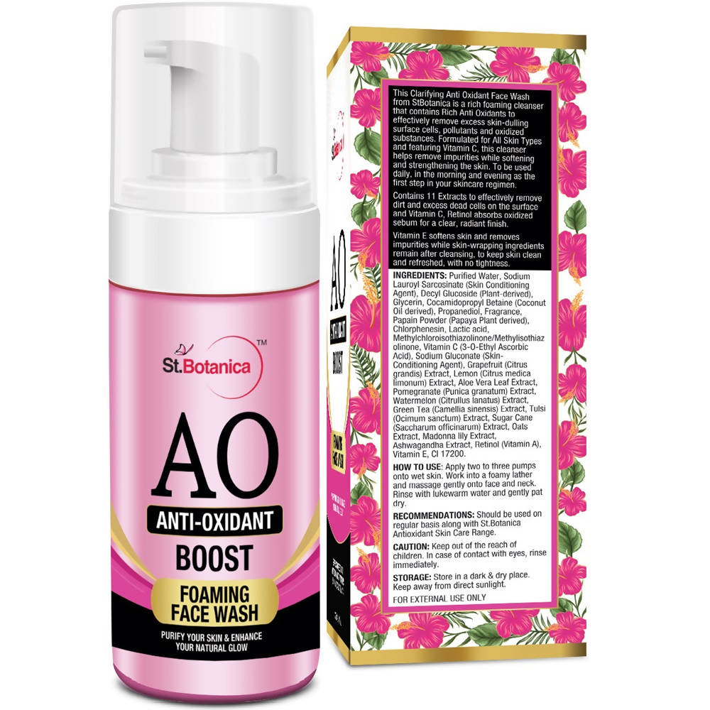 St.Botanica Anti Oxidant Boost Foaming Face Wash | Grocsy