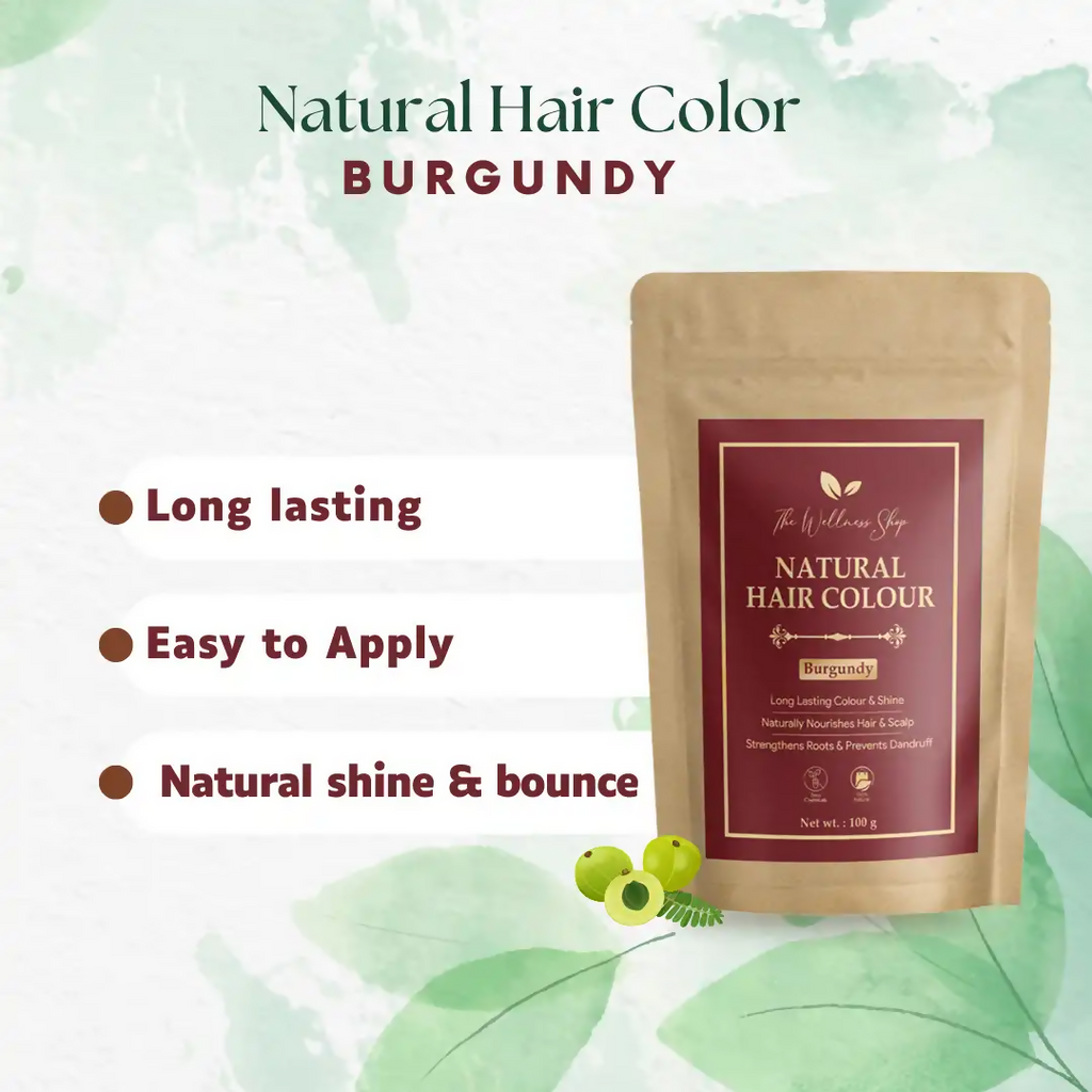 The Wellness Shop Organic Burgundy Hair Colour | Grocsy