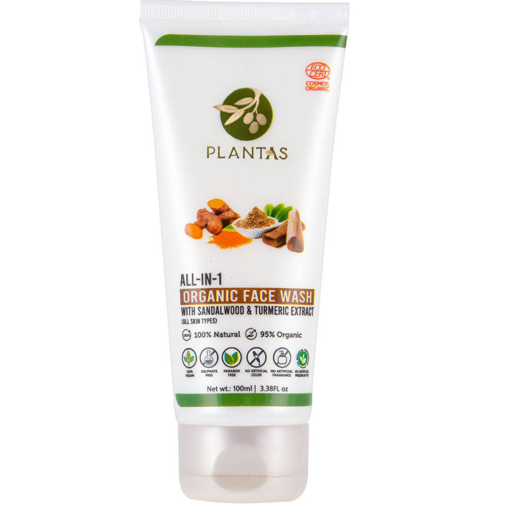 Plantas All In 1 Organic Face Wash | Grocsy