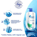 Head & Shoulders Cool Menthol Anti Dandruff Shampoo | Grocsy