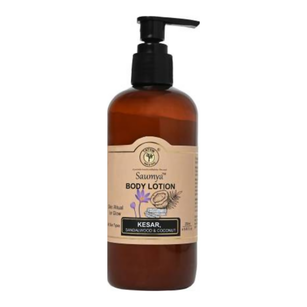 Tatvik Ayurveda Saumya Body Lotion (Sandalwood, Kesar & Coconut) | Grocsy