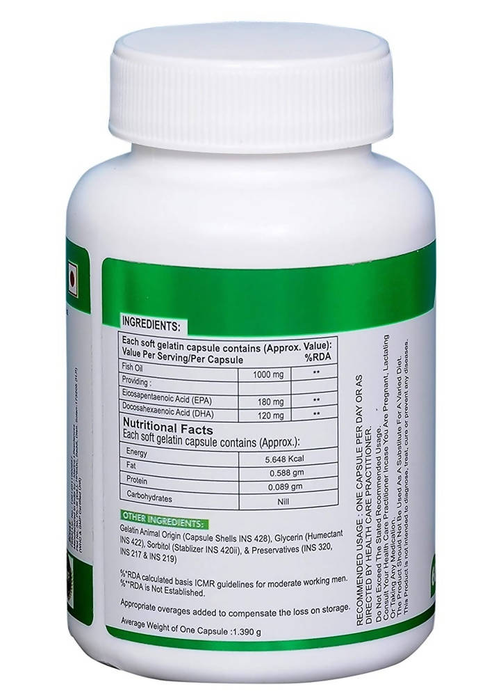 Nveda Omega-3 Fish Oil Capsules | Grocsy
